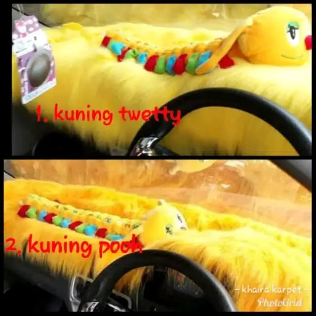 alas dashboard mobil bulu Korea murah 5
