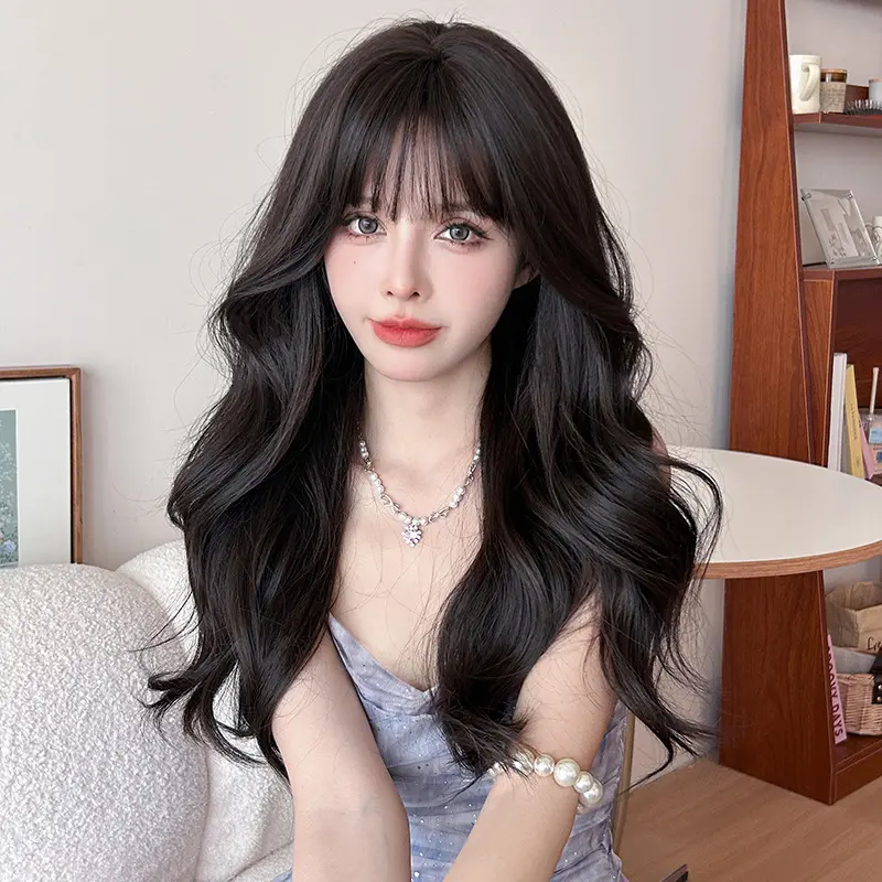 Bộ Tóc Giả Gợn Sóng Sâu, Một Mảnh, Tóc Xoăn Hình Chữ U, Trông Tự Nhiên Và Bồng Bềnh Tóc Nối 2