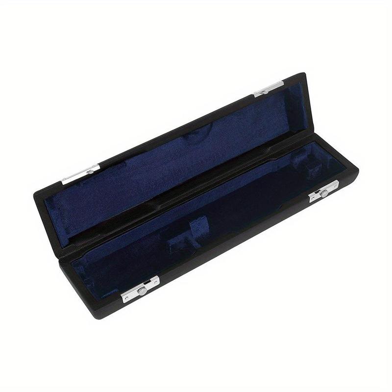 Product Introduction of Portable 16 Holes Flute Faux Leather Box, Drop Protection Flute Organizer, Musical Instrument Bag with Adjustable Strap 0