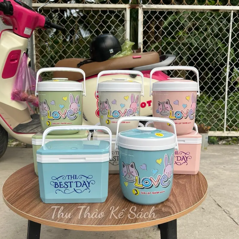 ￼Combo 2 bình đá 1 lít Tân Lập Thành , màu paster siêu đẹp, dễ thương. 4