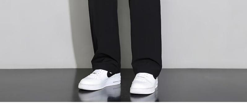 Product Introduction of Spring and Summer Pants Men's Thin Ice Silk Men's Casual Pants Slim Korean Spring and Autumn Loose Straight Sports Trousers 5