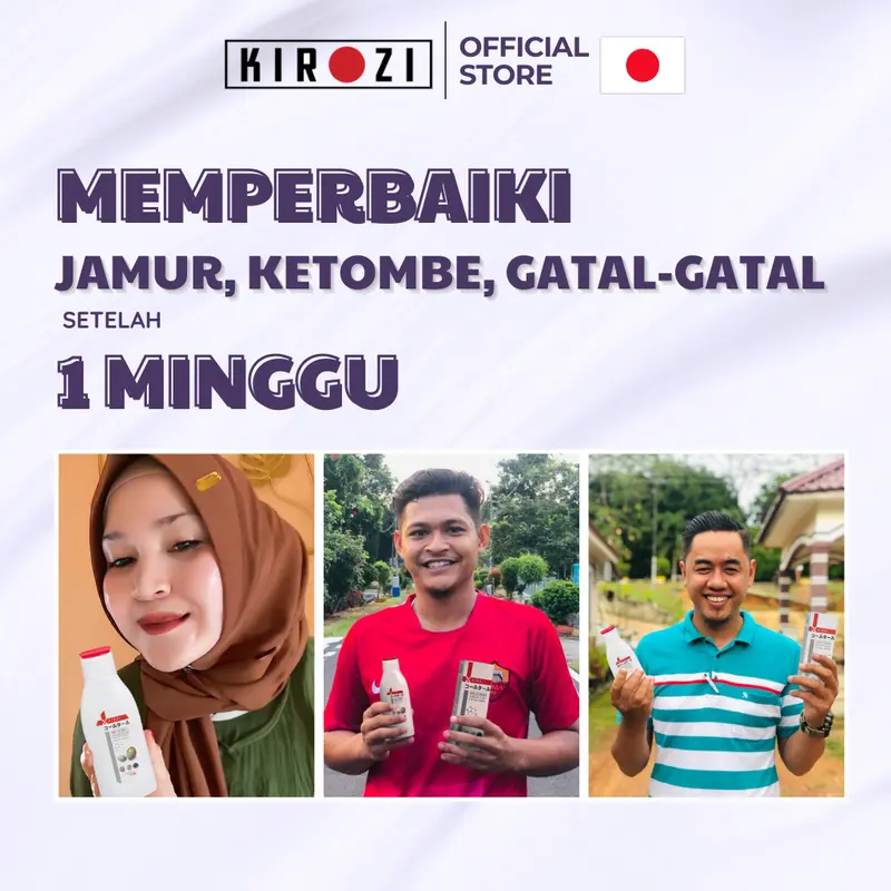 BELI 3 Shampoo anti ketombe, jamur KIROZI Japan, membersihkan ketombe, mencegah ketombe dan jamur datang kembali 5