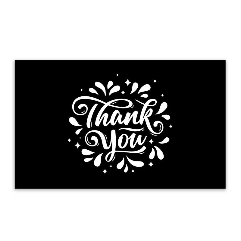 Product Introduction of 50 sheets/packet Thanks for purchase of commercial decorative sticker label cards 10