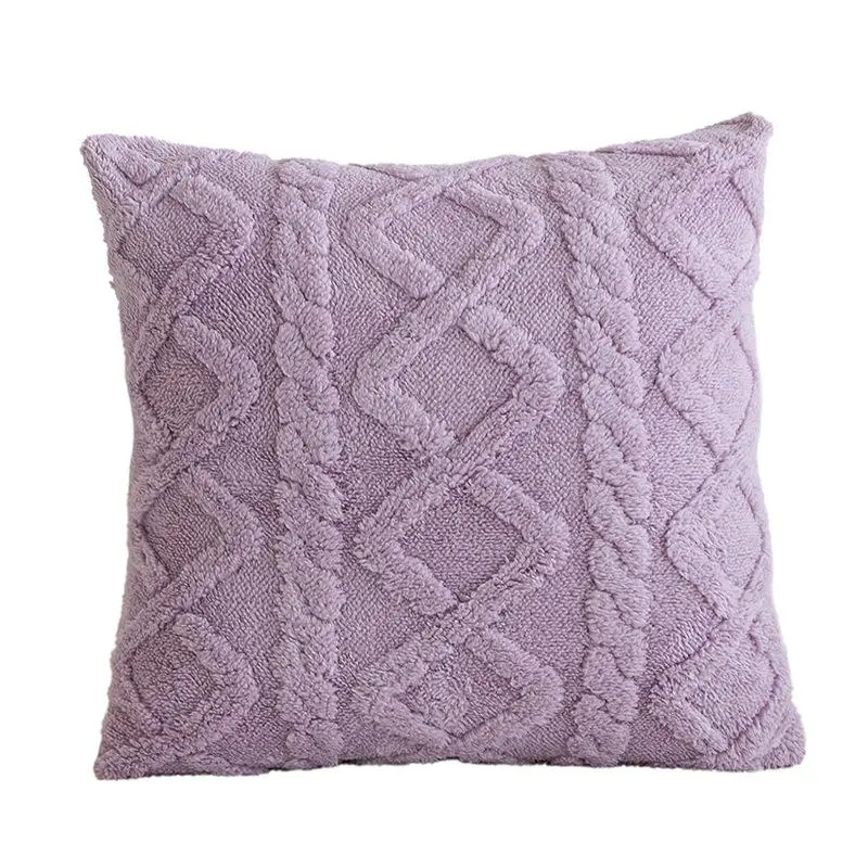 Vỏ Gối Nhồi Bông Màu Trơn Siêu Mềm, Thích Hợp Trang Trí Ghế Sofa Và Phòng Ngủ, Làm Bằng Nhung Kim Cương, Vỏ Gối Kê, Phát Hành Năm 2024 8