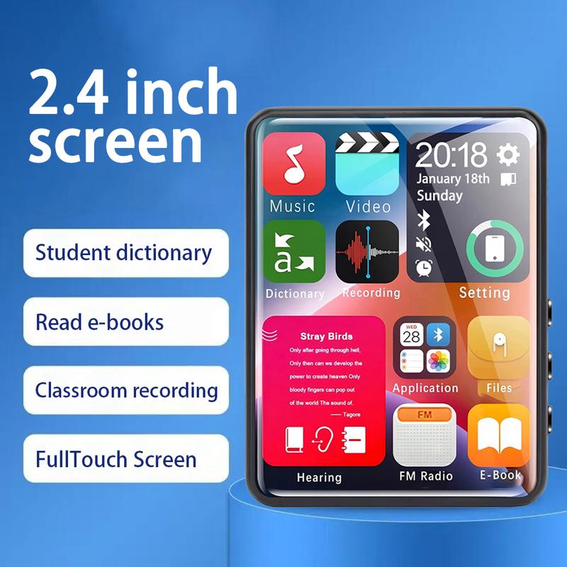 2.4-inch full-screen touchscreen MP3 player, mini Mp4 player - TikTok ...