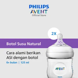 Philips Avent Bottle Twin Natural 125ml/4oz SCF690/23 Botol Bayi