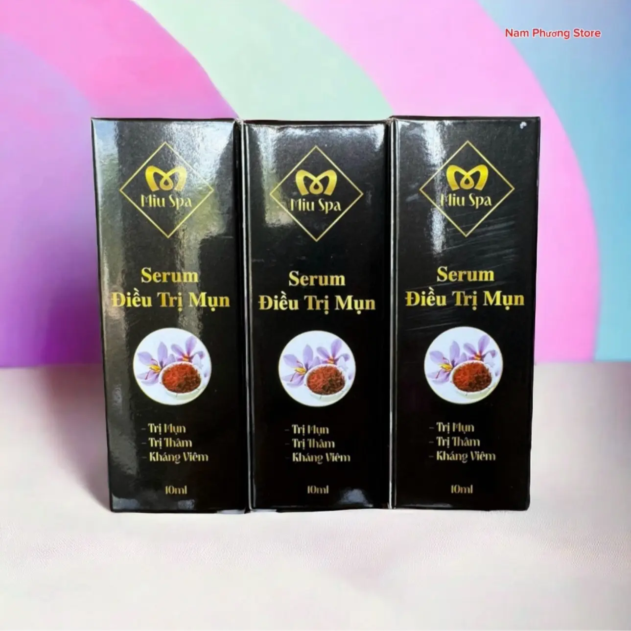 COMBO 3 SERUM GIẢM MỤN GOM CỒI MỜ THÂM MIUSPA (Dung tích 10ml ) Giúp tiêu viêm gom cồi mụn, giảm thâm do mụn, thành phần thảo mộc lành tính, dùng cho tất cả các loại da kể cả da nhạy cảm nhất. Skincare Chăm Sóc Da