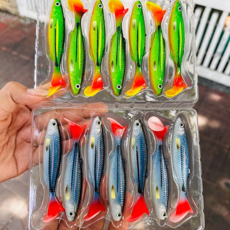 Mồi Mềm Cá Lòng Tong Nhạy Cá Lóc Chẽm Body Dai Hạn Chế Bong Chóc Sơn- Fishing Câu Cá
