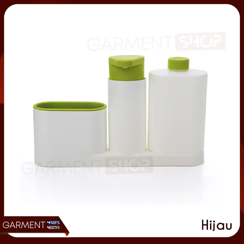BUSET - Dispenser Sabun Cuci Piring Soap Pump Sponge Set 3 in 1 Praktis 7
