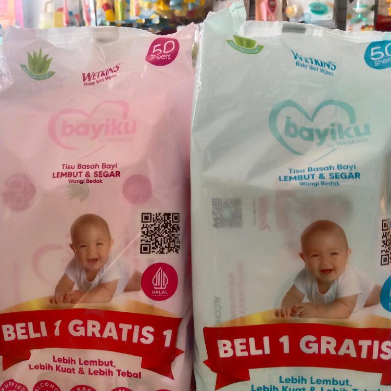 Buy 1 Get 1 Free — Wetskin "Bayiku" Baby Wipes 0