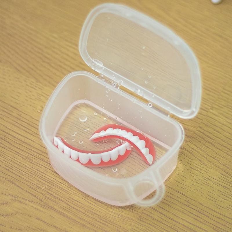 Transparent Denture Bath Box New Case Travel False Teeth Storage ...