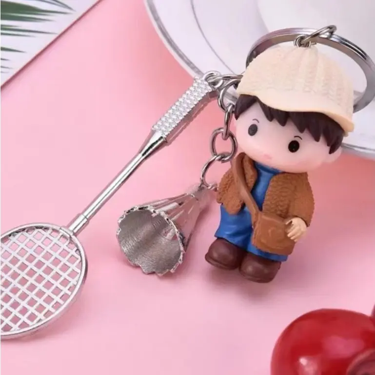 Móc khóa cầu lông siêu dễ thương 1