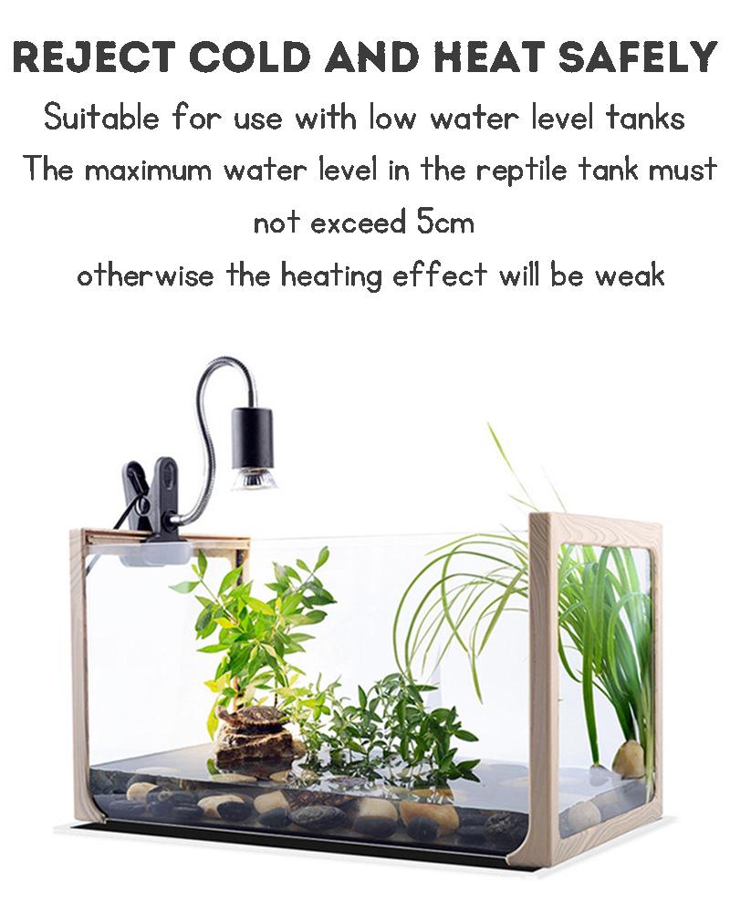 Product Introduction of Reptile terrarium heating pad Pet snake lizard and turtle warming heating pad Three-level temperature control heating pad 24