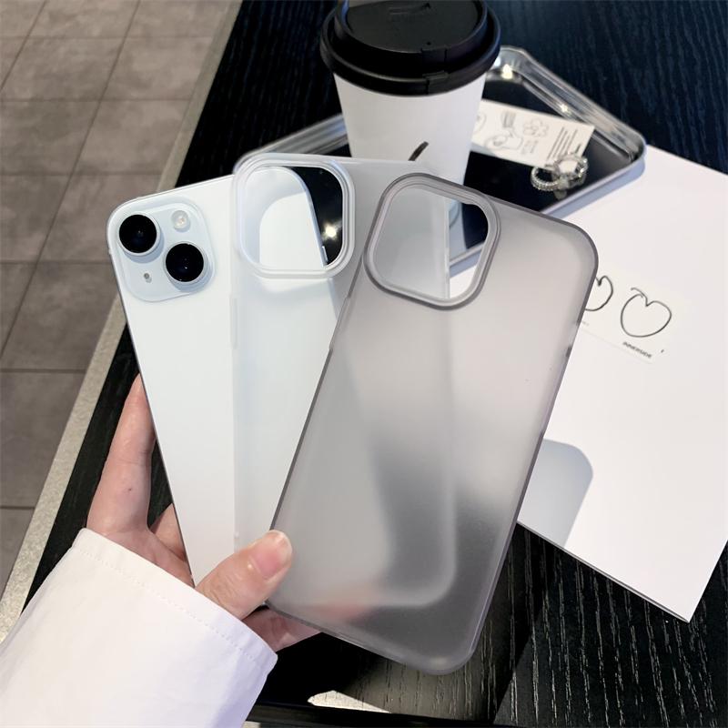 Ốp Điện Thoại Silicon Lì Trong Suốt, Thiết Kế Đơn Giản Sang Trọng, Dành Cho iPhone 16, 11, 12, 13, 14, 15, Pro Max, 7, 8 Plus, Xs, XR, SE, 16E, Dày Và Chắc Chắn, Ốp Lưng Ốp Lưng Sốc, Chất Liệu Silicon Mềm