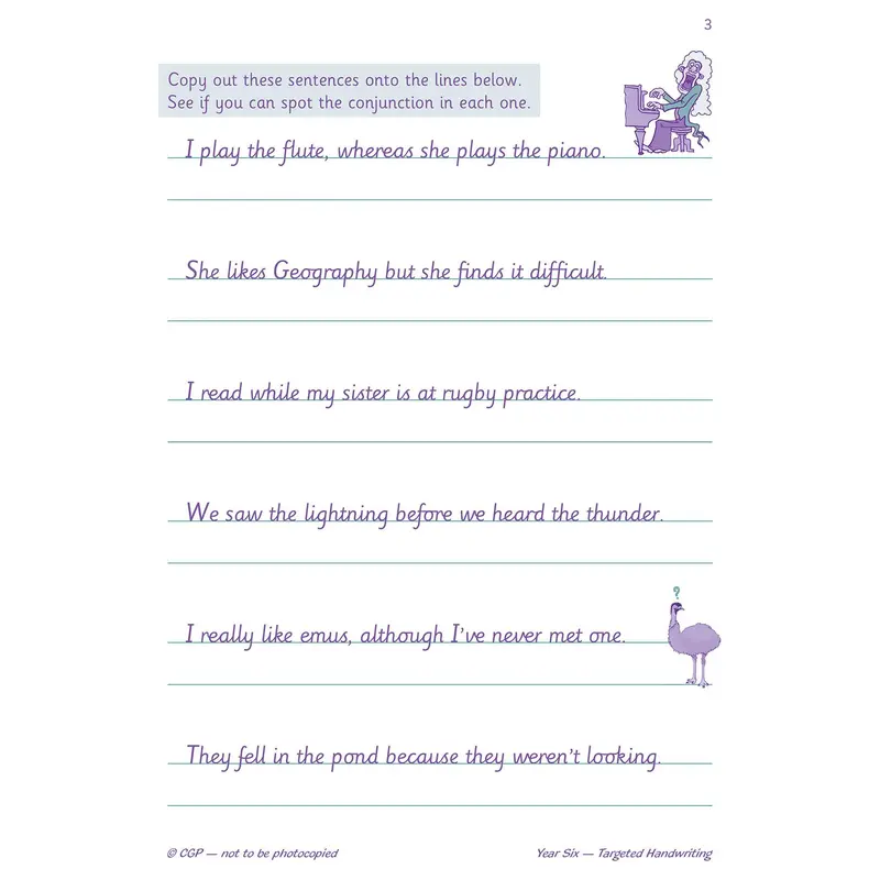 KS2 English Targeted Practice Book: Handwriting - Year 6 5
