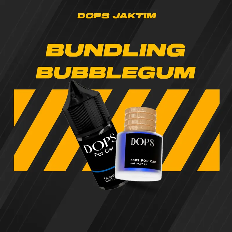DOPS Jaktim Bundling Gantung & Refill for Car | Parfum Mobil Gantung & Isi Ulang 30ml l Pewangi Segar Kendaraan Anti Mual 1