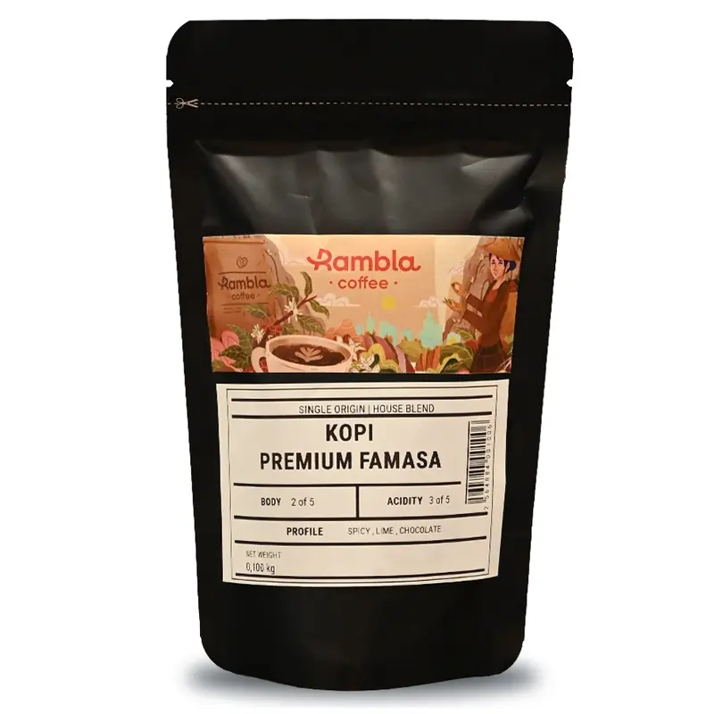 Rambla Coffee - Kopi Premium Famasa 100 Gr Bubuk Robusta 0