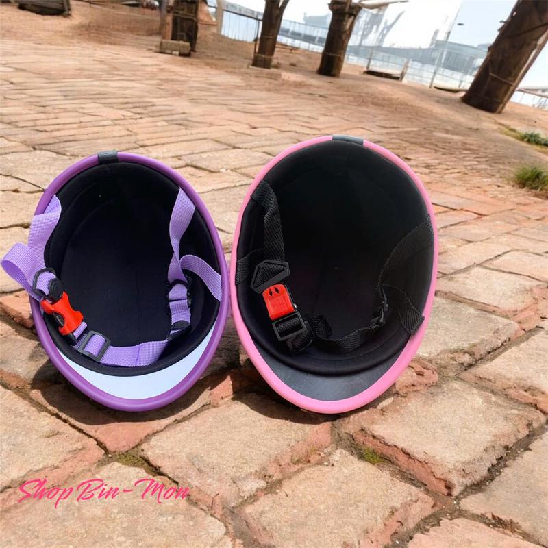 ( Size 10-20kg) Mũ bảo hiểm cho bé hình labubu Đáng yêu (màu hồng) 6