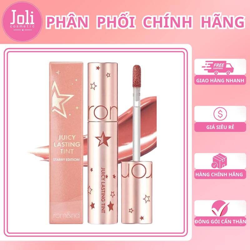 Son Tint Lì Romand Juicy Lasting Tint Starry Edition 5.5g #23 Nucadamia : Màu Đỏ Nâu Nude