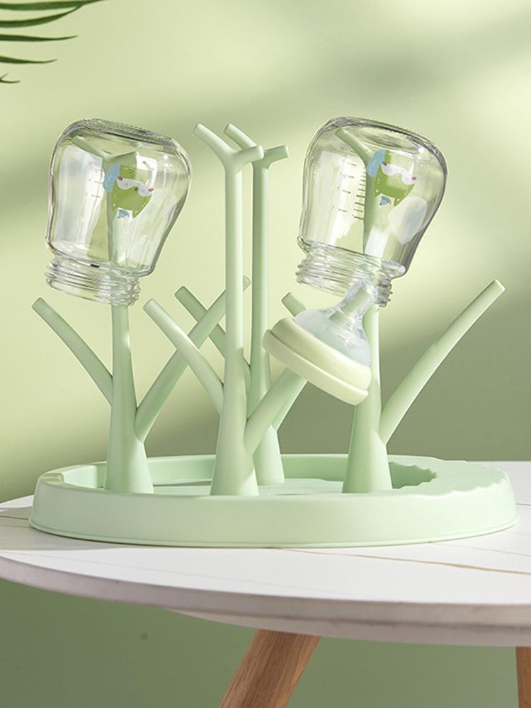 Product Introduction of Baby Bottle Dryer Tree Bottle Dryer Rack with Tree Shape Design Stable Baby Bottle Holder with Non-Slip Base and Storage for Travel 18