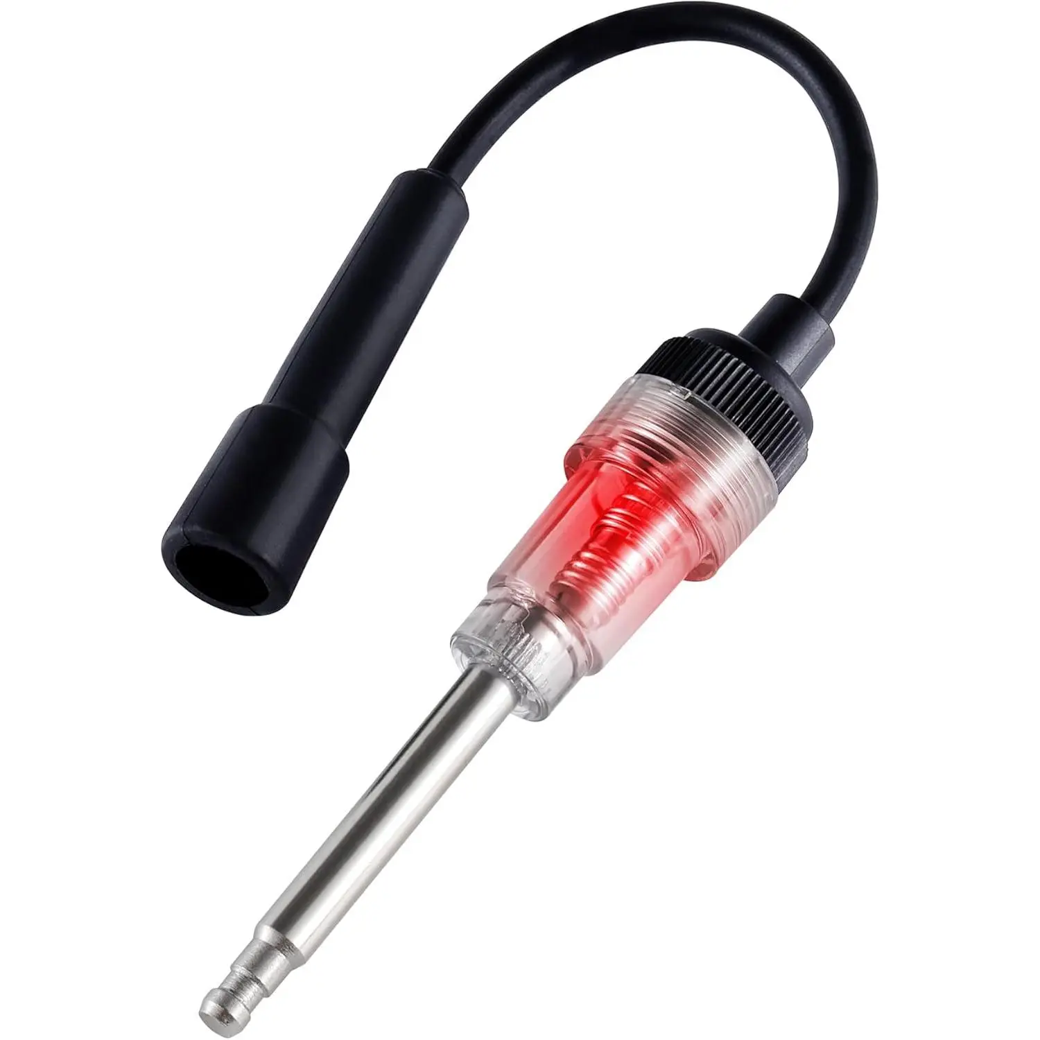 SINGARO Inline Spark Plug Tester, Plug-in Engine Ignition Tester, Car Exterior Accessories, Automobile, Lawn Mower,Engine Verification-Armature Diagnostic Test Tool