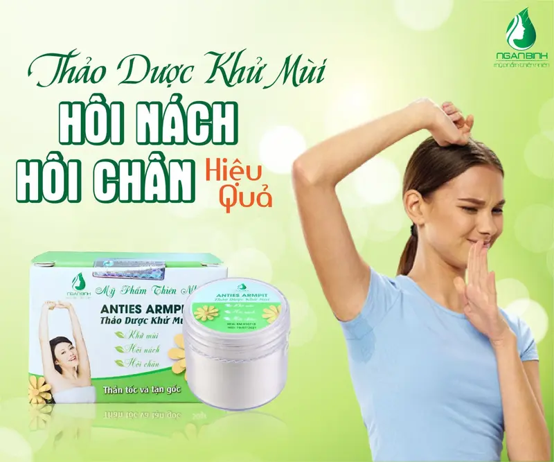 THẢO MỘC KHỬ MÙI HÔI TAY CHÂN CƠ THỂ 1