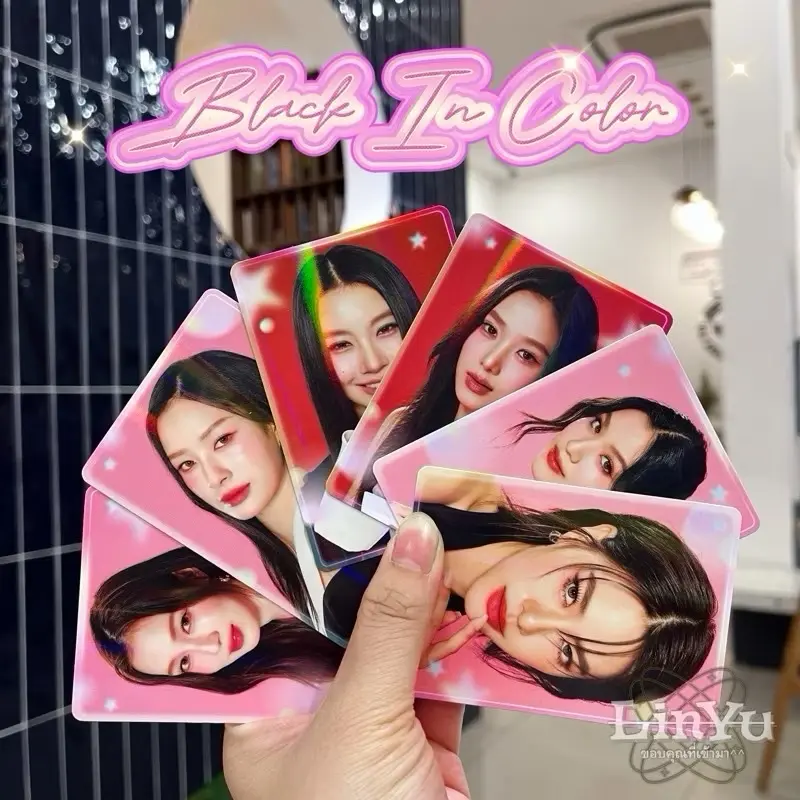 [Chính Hãng] Thẻ Bo Góc” Black In Color” Girl Ver NamtanFilm EmiBonnie