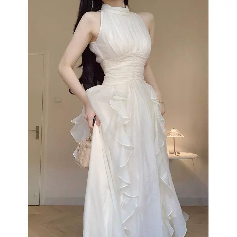 Product Introduction of ĐẦM MAXI VOAN TRẮNG ĐI BIỂN, ĐẦM ĐI CHƠI, ĐI DU LỊCH SANG CHẢNH 27