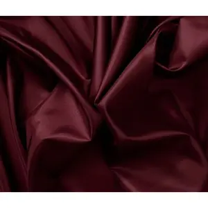 Kain Satin Velvet Silky Burgundy Maxmara Executive Silk - Panjang Setengah Meter