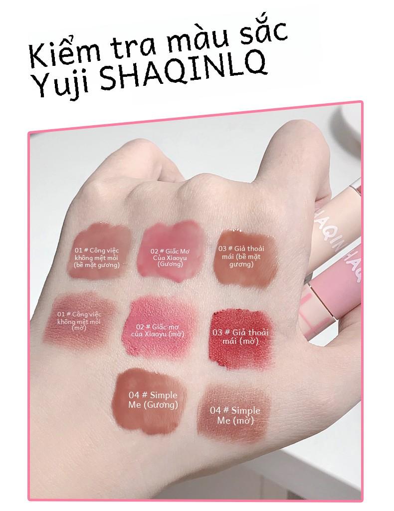 Product Introduction of Son Kem Hai Trong Một SHAQINUOTính Năng Gương, Với Son Kem Môi, Cho Hiệu Ứng Ánh Sáng Nước Ở Một Đầu, Son Môi Nhung Lì Cho Hiệu Ứng Mây Ở Đầu Khác. 7