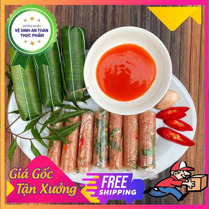 (chỉ ship miền Bắc và Trung) combo 100 cái nem chua truyền thống thanh hoá, hương vị thơm ngon