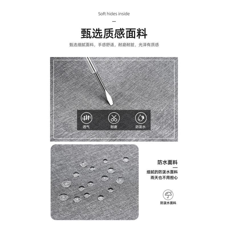 Product Introduction of New 15.6-inch laptop bag, minimalist handbag, business portable briefcase, can be printed 8