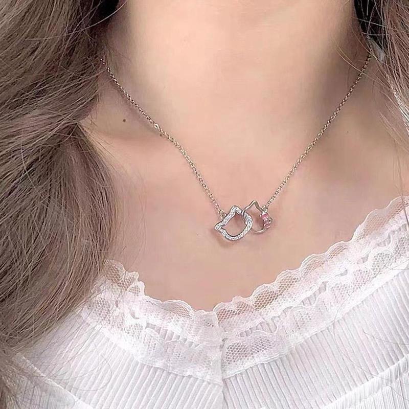 Product Introduction of Vòng Cổ Mèo, Thiết Kế Mèo Con Dễ Thương, Sáng Bóng, Thời Trang Hàn Quốc, Dây Chuyền Xương Đòn, Phong Cách Hoạt Hình, Vòng Cổ Ngọt Ngào, F0Y9 30