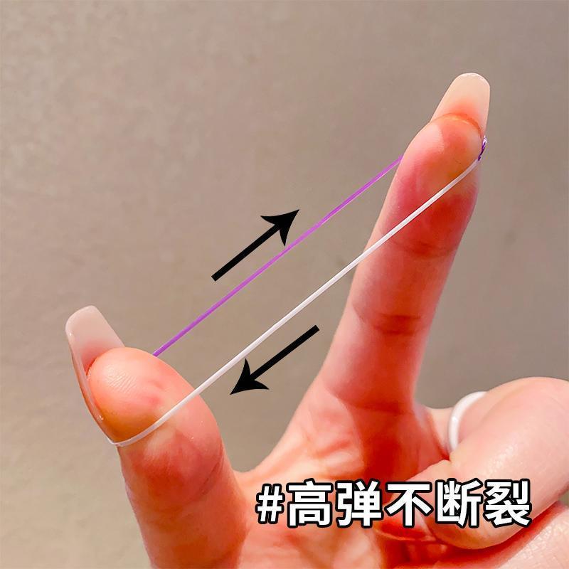 Dây Cao Su Cho Em Bé Không Làm Tổn Thương Tóc, Dành Cho Bé Gái Và Trẻ Em, Dây Buộc Tóc, Dây Buộc Tóc Em Bé Co Giãn Mới, Phụ Kiện Tóc Cho Em Bé 3