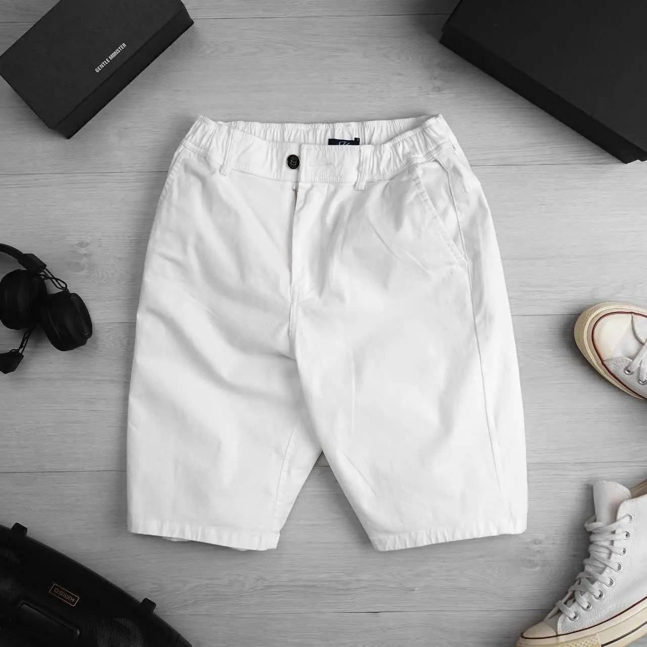 Quần Menswear Nam Short đũi co giãn dây kéo - Size 28-34