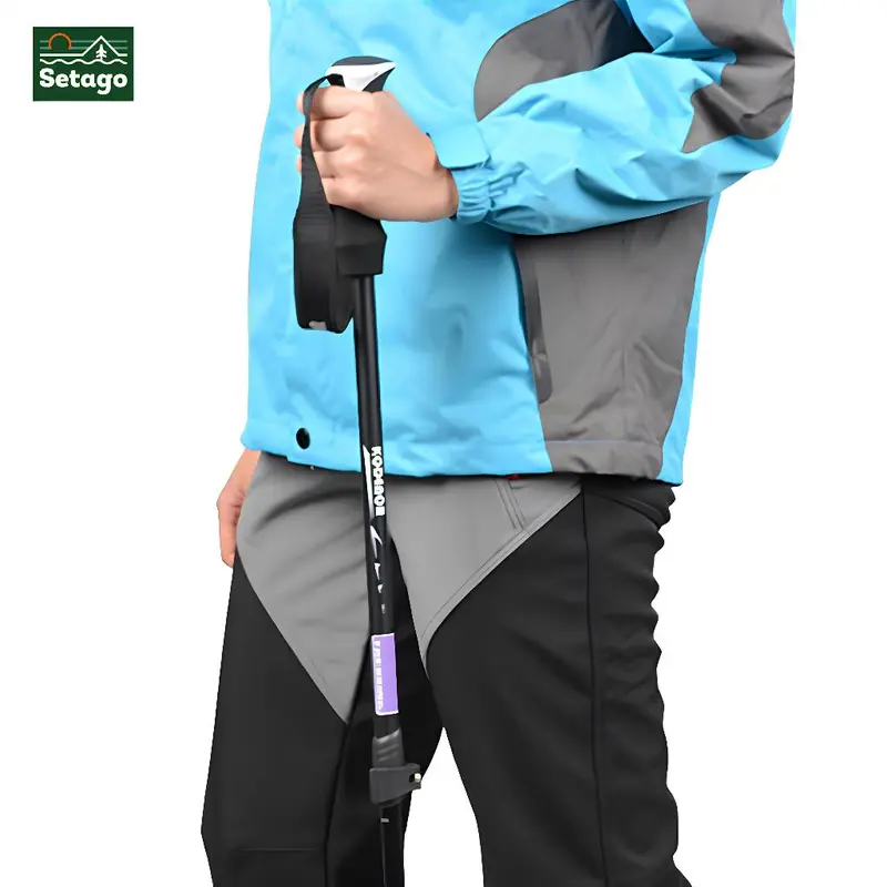 Gậy trekking siêu nhẹ - Gậy leo núi, gậy đi bộ vật liệu nhôm 7075 6