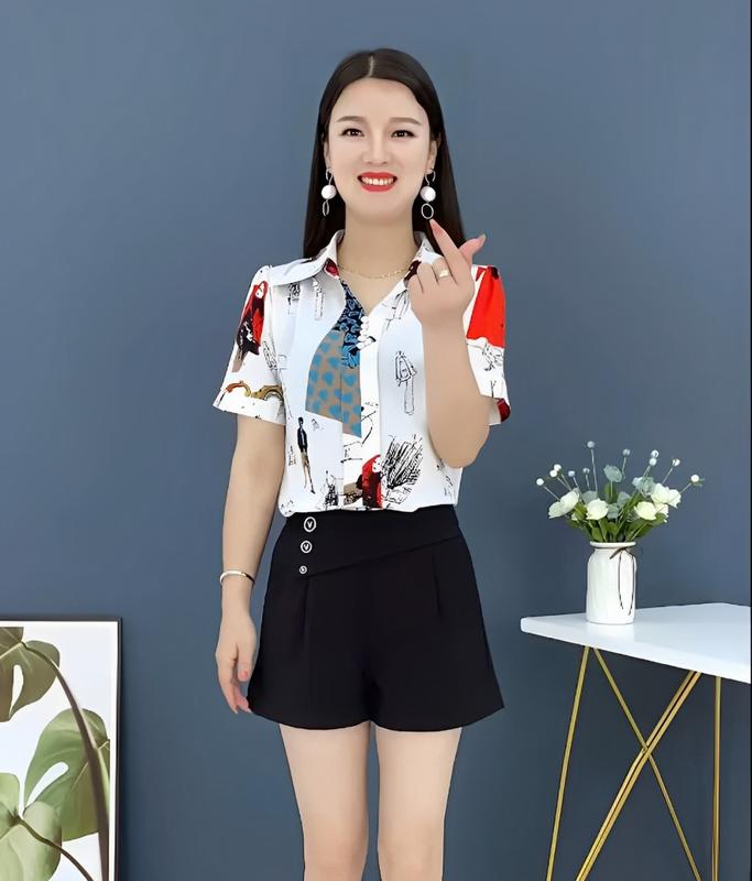 Áo Sơ Mi Nữ Chất Mềm Mịn Sang Trọng VP483 2