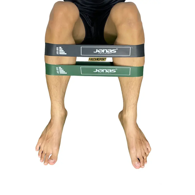 Karet Latihan Kaki Sepakbola Futsal Resistance Band Jonas Hitam Merah Ungu Alat Olahraga Outdoor Otot Gym Otot Outdoor 5