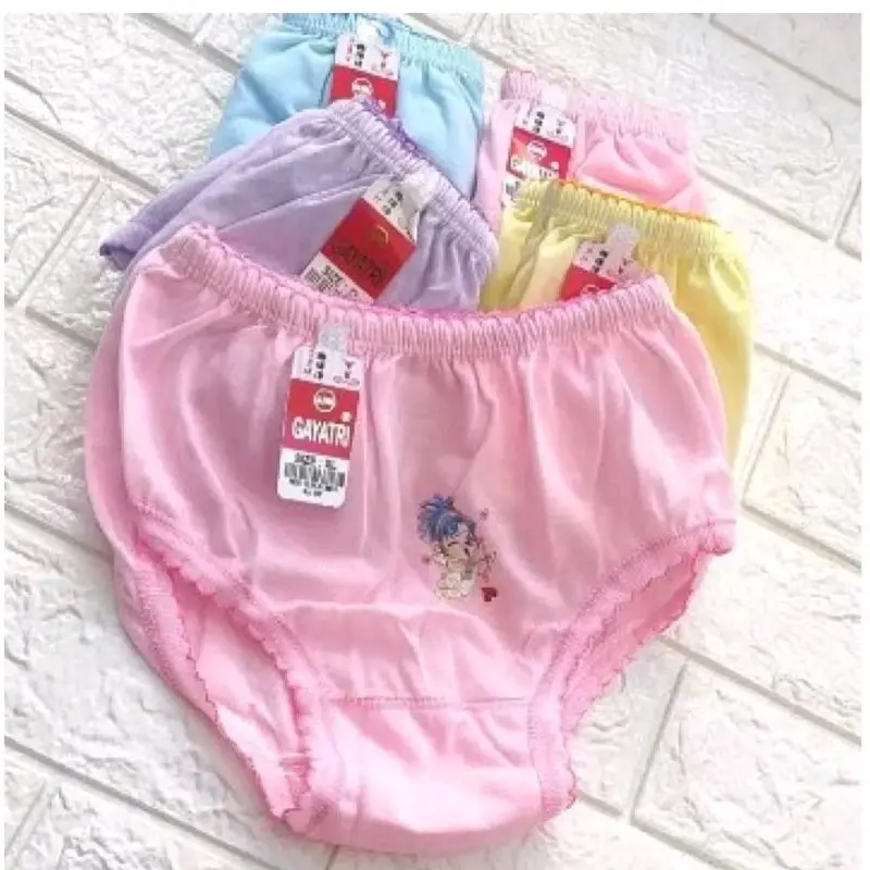 6pcs celana dalem anak polos 1-10thn termurah/CD anak cewek polos terlaris 2