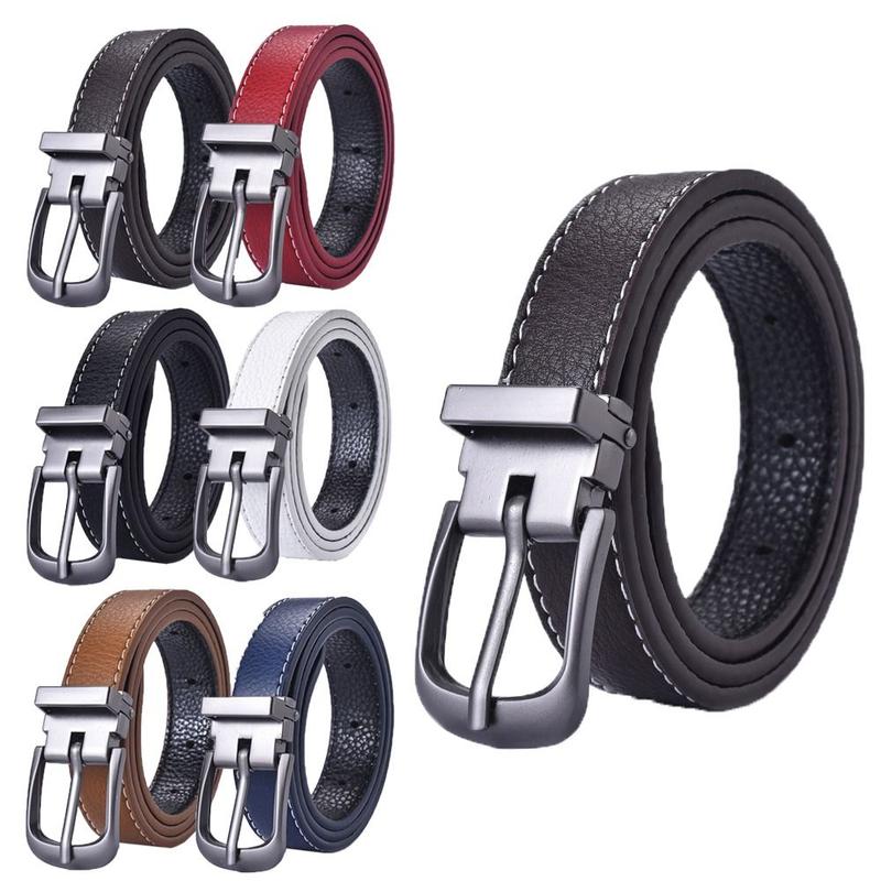 Product Introduction of Thắt Lưng Da, Thiết Kế Sang Trọng, Phong Cách Cổ Điển Thường Ngày Khóa Ghim, Dành Cho Trẻ Em, Dây Đeo Thắt Lưng Mỏng, Thích Hợp Cho Quần Dài Và Váy, Thắt Lưng 9