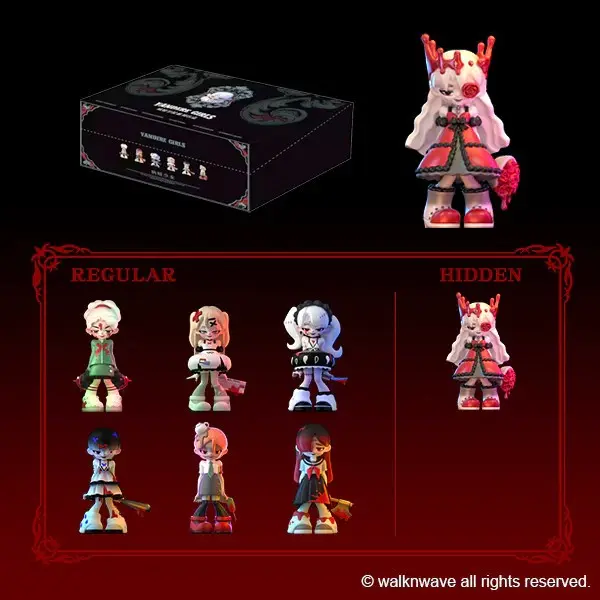 OHSOME Blind Box Gacha Set Koleksi Figure Yandere Girls Seri Campus School Series (1/6) - PRODUK RANDOM / Mystery Box / Surprise Box / Mainan Kotak Misteri Isi Figure Lucu Random 4