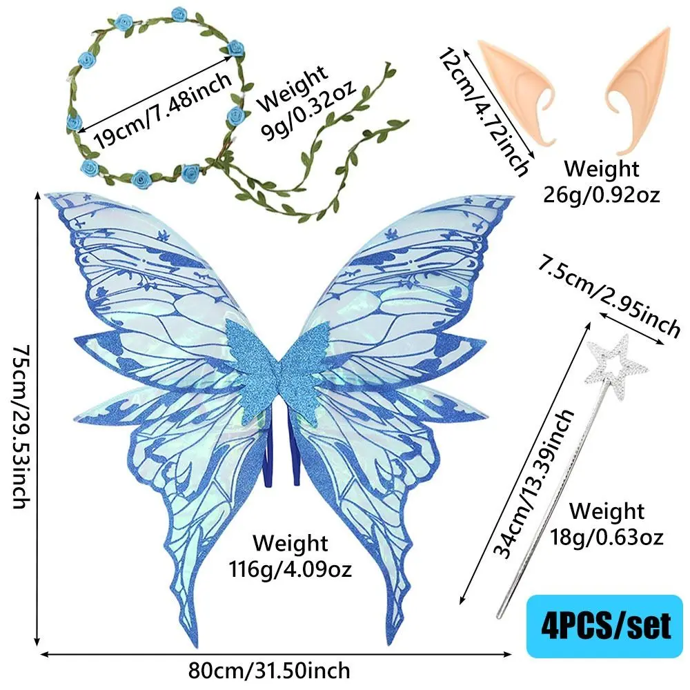 sachin and babi light blue dress QUEEN KING Princess Fairy Costume Accessories Set Chile