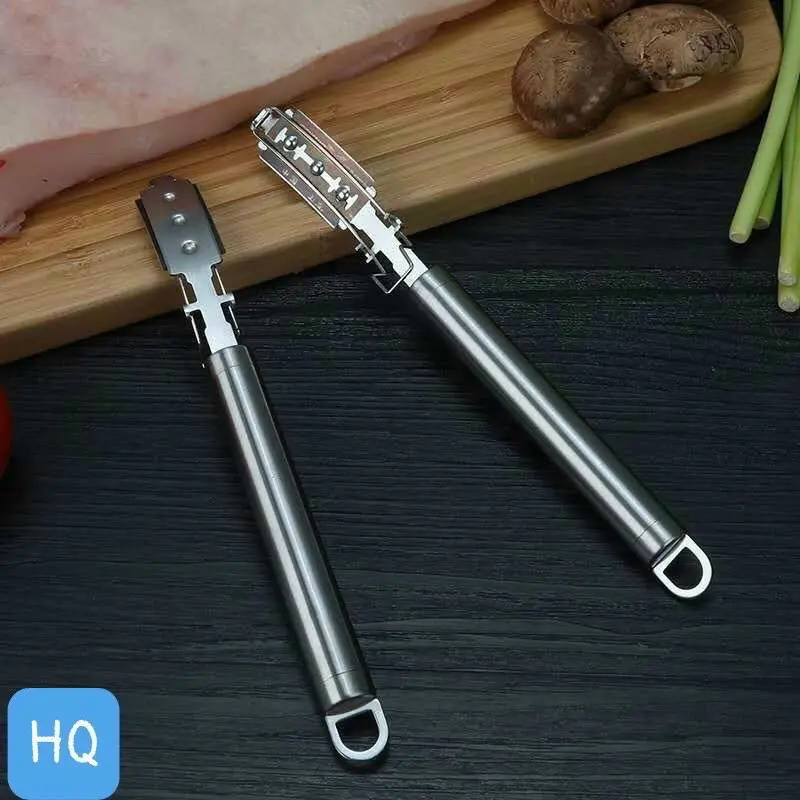 ￼Dao Cạo Lông Heo Bằng Thép Không Gỉ - Dụng Cụ Cạo Lông Heo Làm Sạch Lông Lợn 0