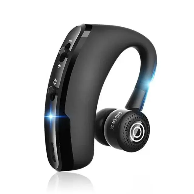 V9 Bluetooth Earphone 8D Bass Wireless Headset 5.0 Single Business Sport Headphone With Mic