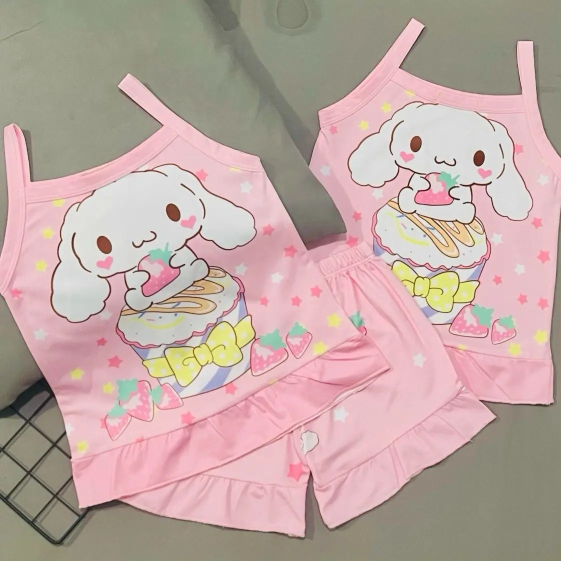 Bộ đồ Bé Gái thun lạnh 2 dây siêu xinh G1(12kg-22kg) Cho Bé