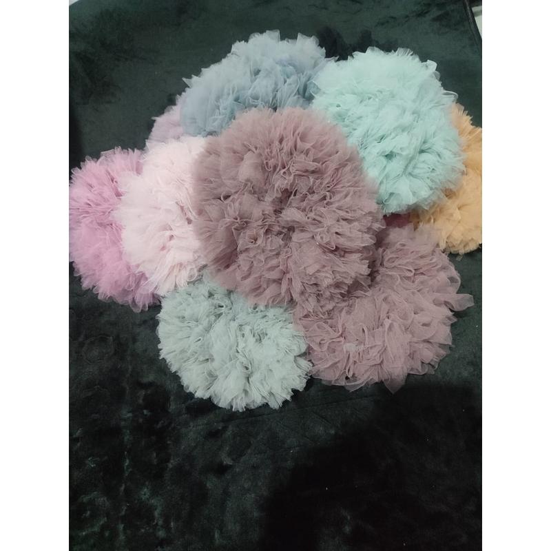 PROMO CEPOL/SCRUNCHIE HIJAB TULLE bahan tile premium gresd A 6