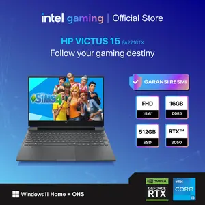 HP VICTUS 15 I5 13420H RTX3050 16GB 512GB W11+OHS 15.6FHD 144HZ BLIT