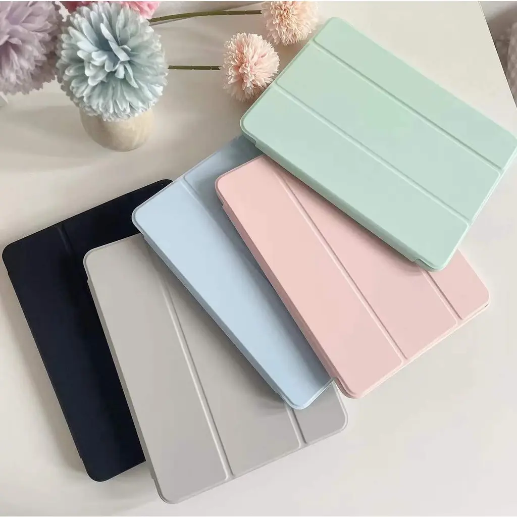 Sarung Samsung Tab S6 lite / tab A7 10.4 / tab S7 fe / s7plus / s7lite / tab S8 Plus pintar, dengan bahagian belakang yang jelas, Pemegang Pen, kalis kejutan, penutup pelindung, untuk tablet
