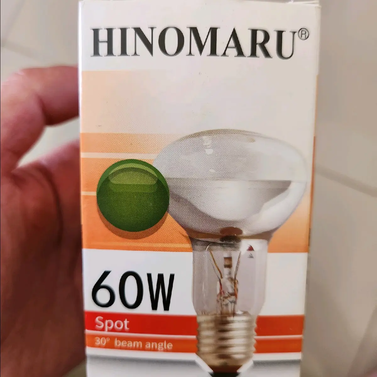 LAMPU PENGHANGAT AYAM DAN MAKANAN HINOMARU 60W KUNING