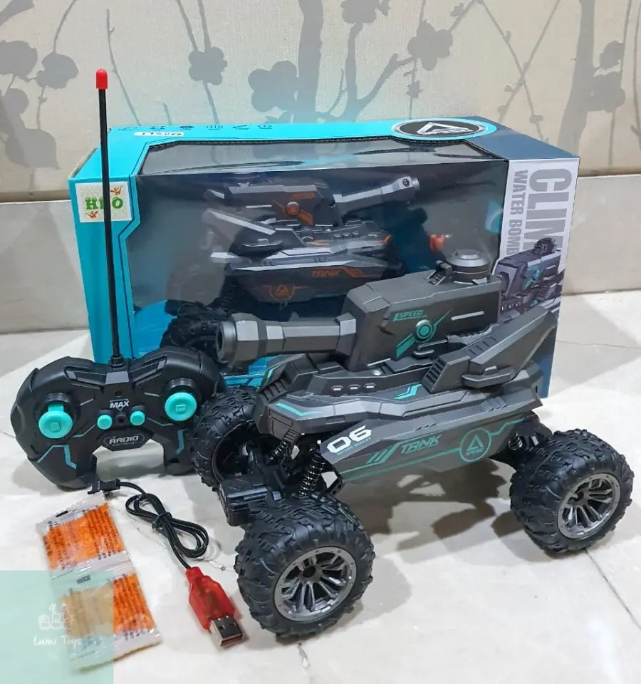 Mainan RC Remote Control Mecha Tank Bisa Nembak Baterai Charge 318-4